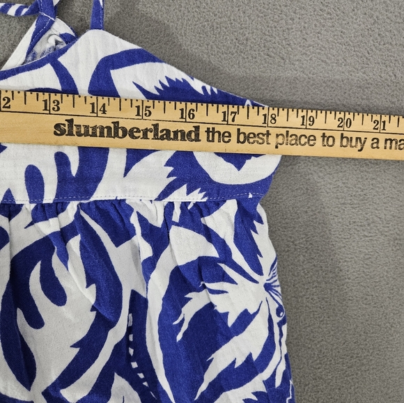 Madewell Lightestspun Tie-Back Cover-Up Romper in Tropicale Floral Graphic Tropi - Picture 6 of 10